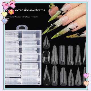 [beautifulhome] 70 / 140 / 150 Cái Nailpop Hệ Thống Kép Móng Tay Hình Thức Nối Dài Đầu Móng Tay Giả Hình Thức Hàng Đầu Cho Móng Tay Gel Khuôn Xây Dựng Dụng Cụ Nghệ Thuật [Làm Đẹp]