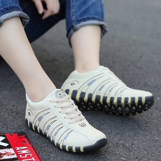 Giày Nữ 224 Mùa Xuân Phiên Bản Hàn Quốc Flat All-Match Retro Giày Thể Thao Nữ Siêu Nóng Kích Thước Lớn Thoáng Khí K83I