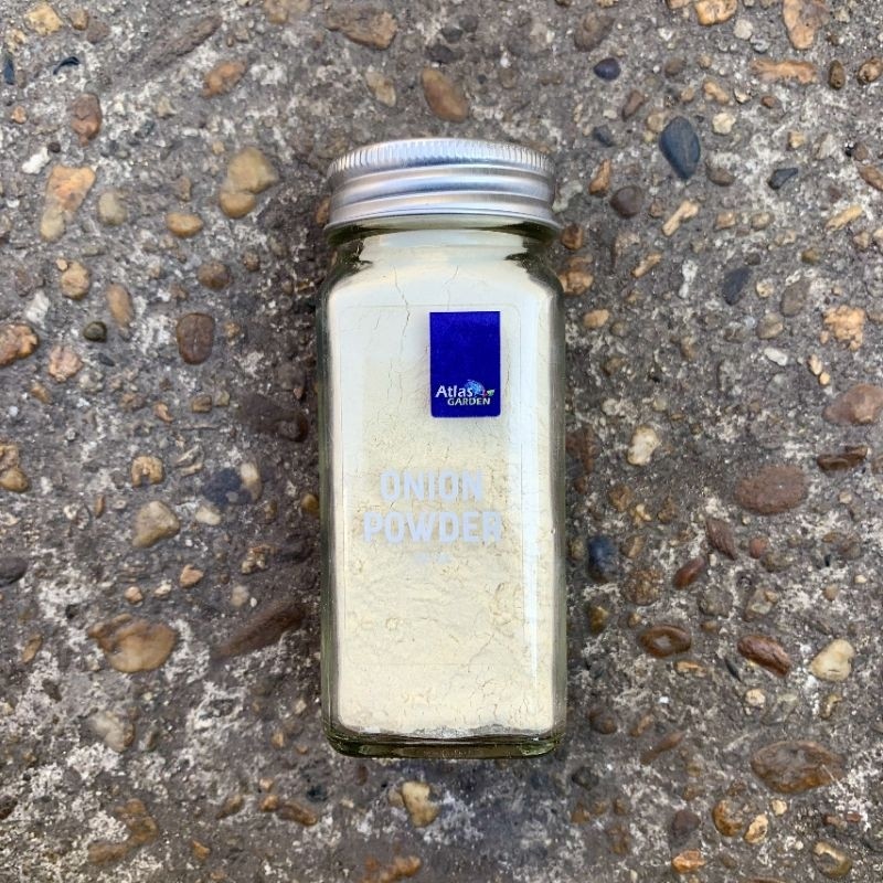 Bột Hành Atlas Garden - Onion Powder Lọ 59g, Gia Vị Nấu Ăn Thơm Ngon Từ Nguyên Liệu Tươi Mới Cao Cấp