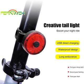 Đèn hậu xe đạp LED USB sạc lại - Cảnh báo an toàn, chống nước