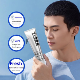 Kem đánh răng làm trắng da tối cao ZSEA Ocean để làm vàng hơi thở hôi, làm sáng da chống sâu răng, chăm sóc răng miệng tươi mát cho nam và nữ