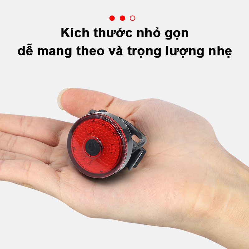Đèn Hậu Xe Đạp Sạc USB - IPX6 Chống Nước, Đèn LED Cảnh Báo An Toàn Cho Đạp Xe Ban Đêm, Phụ Kiện Chiếu Sáng & Bảo Vệ