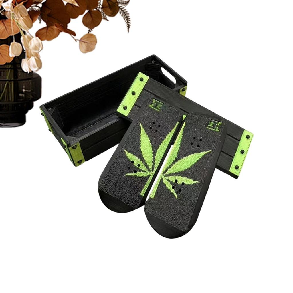 Kickflip Từ Ván Trượt Fidget Đồ Chơi 3D In Hình Đồ Chơi Lật Mini Ngón Tay Có Thùng Bảo Quản