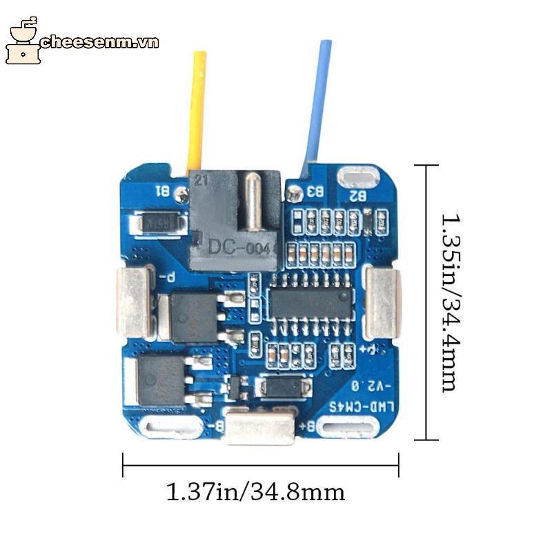 Bảng bảo vệ sạc pin Cheenm 16.8V MOS Bảng mạch MOS Bảng mạch sạc PCB Bảng bảo vệ khoan 4S Phụ kiện dụng cụ điện VN