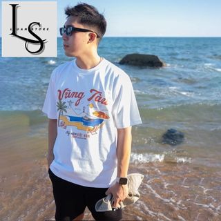 Áo Thun Đà Nẵng Du Lịch Cotton Tay Lỡ Unisex, Áo Phông Việt Nam Nam Nữ, Mùa Hè,Form Rộng Oversize