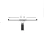 【24h】Tay Gạt Kính Inox Gọn Nhẹ Chống Gỉ Lưỡi Gạt Êm Vệ Sinh Dễ Dàng Mọi Bề Mặt Kính