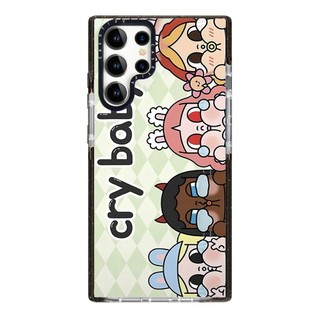 Gitter Big Faced Girl Animal Phone Case Cho Samsung Galaxy S26 25 24 23 22 UItra S25 24 Plus Vỏ Bảo Vệ Chống Sốc
