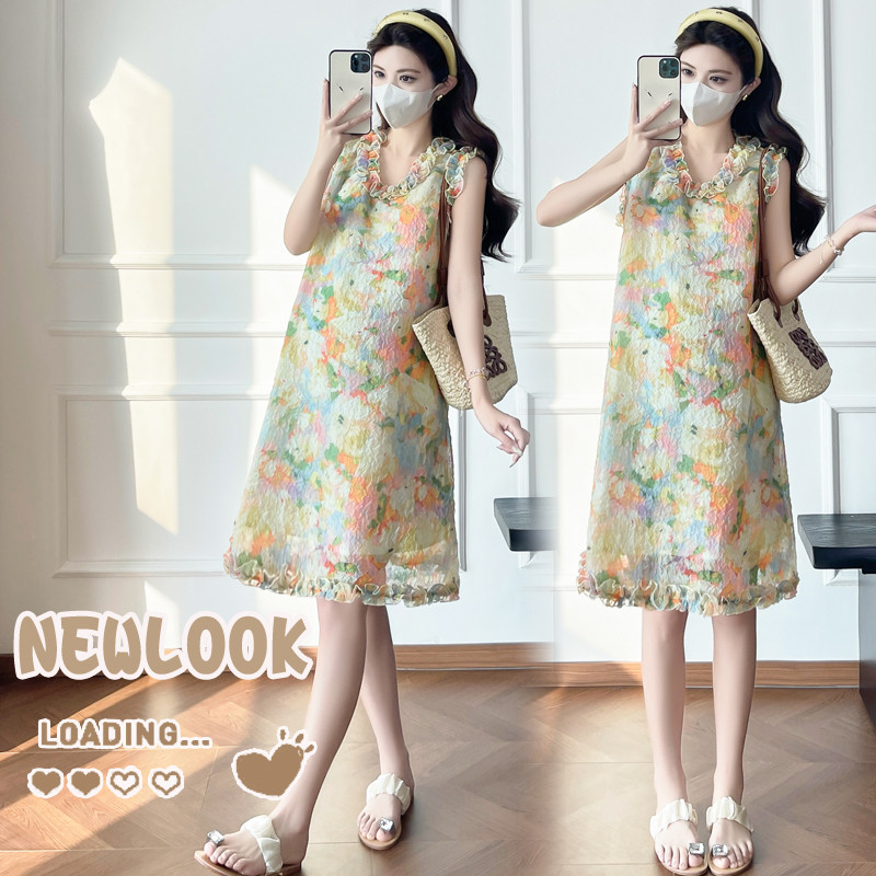 Trang phục bà bầu mùa hè kiểu Pháp đẹp dáng ôm hơn