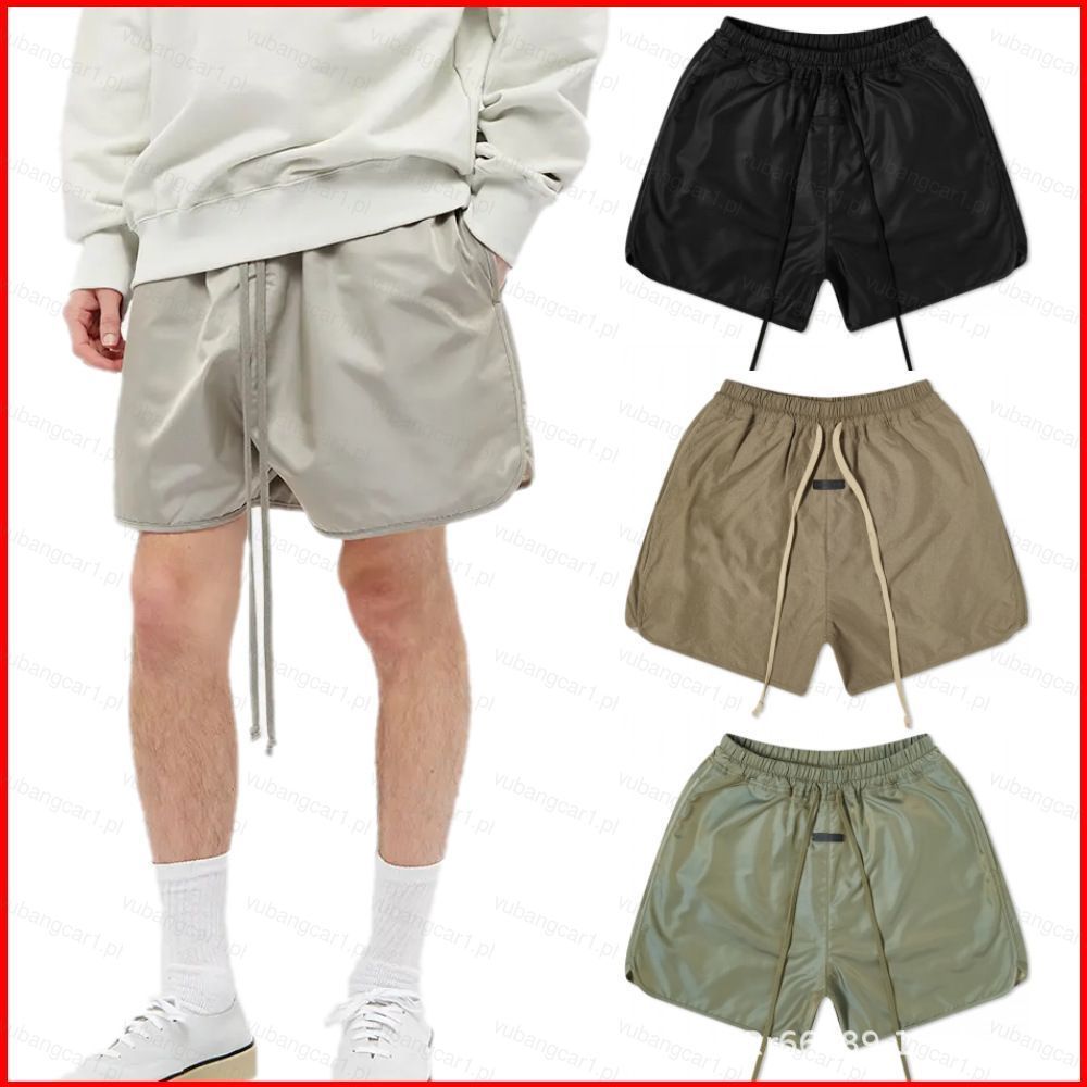 Quần Short Fear Of God Fog Essentials - Phong Cách Đường Phố, Dáng Rộng Cao Cấp