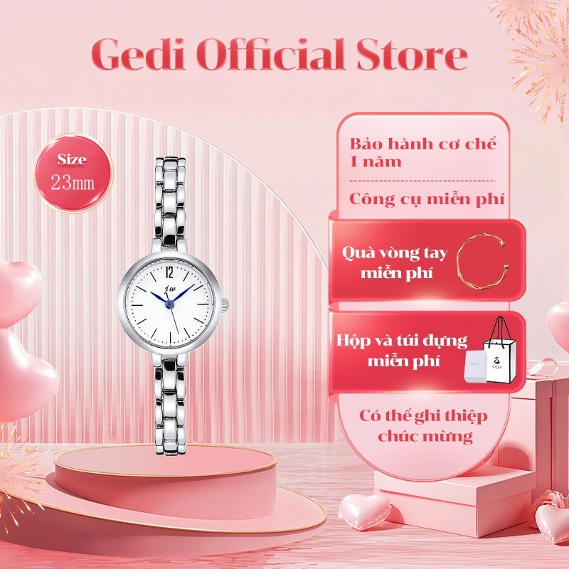 Đồng hồ nữ Dây thép Gedi JW 8255