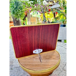 Tranh để bàn thư pháp chữ An tráng gương