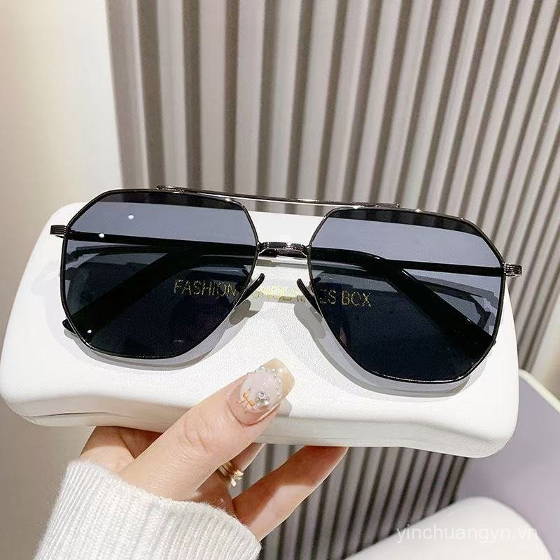 Kính râm phân cực nam, bảo vệ UV400, phù hợp lái xe và khuôn mặt lớn