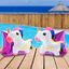 Bơi Tay Nước Dứa Anh Đào Trẻ Em Flamingo Cánh Tay Vòng Cua Nổi Vòng Tay 4.7