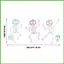 Dancing Skeleton Sticker Dancing Skeleton Decal Sticker cho cửa sổ Dancing Skeleton Ốp lưng Laptop Window Car wipqsvn