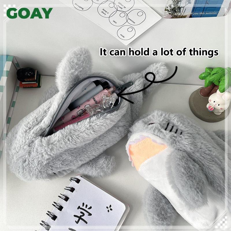 GOAY Dễ Thương Sang Trọng Đại Dương Cá Mập Hộp Đựng Mỹ Phẩm Di Động Dung Tích Lớn Bút Túi Văn Phòng Phẩm Hộp Bảo Quản Đồ Dùng Văn Phòng Học Tập VN