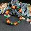 Vòng tay đính cườm Bohemian Malachite - Hạt thủy tinh / tráng men nhiều màu - Handmade - Unisex Natural Travel