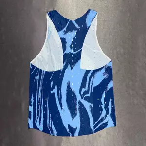 Sports Wind Tunnel Vest Men's Summer Quick-Drying Competition Breathable Marathon Running Track and Field Training Wear K7U4