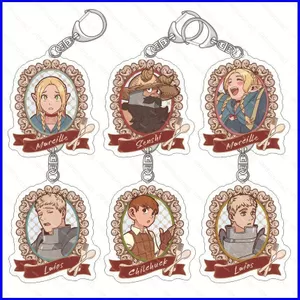 SQ3 Ngon Trong Mê Cung Móc Khóa Anime Móc Khóa Acrylic Hoạt Hình Dễ Thương Marcille Laios Senshi Túi Mặt Dây Chuyền Móc Chìa Khóa Quà Tặng