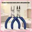 YOI 2 Cái Kìm đầu mịn bằng thép Carbon 3 inch thu nhỏ hoàn hảo để làm thủ công chi tiết và xử lý thành phần nhỏ