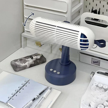 Bàn văn phòng lắc đầu quạt nhỏ bàn quạt sạc nhỏ bàn xoay quạt tháp ký túc xá sinh viên mùa hè