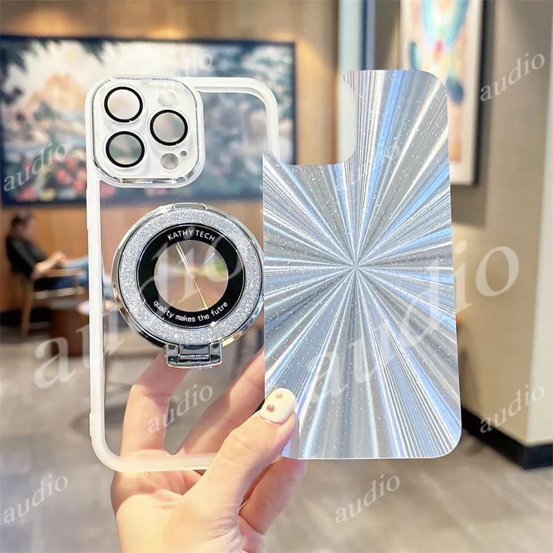 HONOR 600 5G Sang Trọng Gradient Bling Long Lanh Nhẫn Giá Đỡ Ốp lưng Honor 600 Pro Smart 600Pro Honor600 Pro 5G Với Full Camera Ống Kính Bảo Vệ Từ Tính Giá Đỡ Mặt Sau