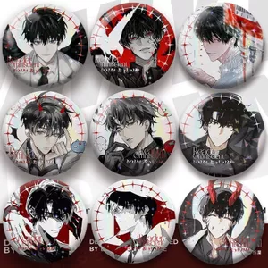 Huy hiệu lon ba chiều 58mm của độc giả đa năng Kim Dokja & Yoo Joonghyuk - Anime Pin Trâm sưu tập Merch