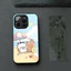 BK-2 BUBU DUDU Vỏ Điện Thoại Hoạt Hình Cho IPhone 17 16 14 Pro 15 13 12 Max 11 XR XS 6 Air 7 8 6s X Luxury Glass Cove