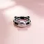 Bạc Nguyên Chất 999hellokitty Nhẫn Dệt Tay Bạc Hello Kitty Trượt Kéo Nhẫn Bạn Gái Quà Tặng Sinh Nhật