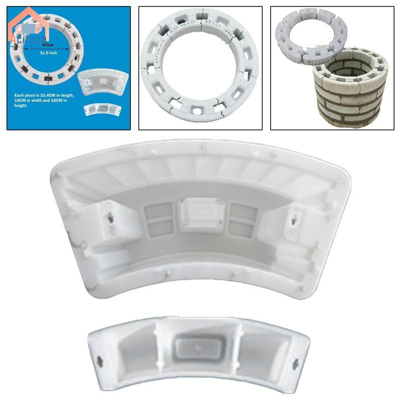DIY Trục Tường Tròn Khối Bê Tông Khuôn Nhựa ABS Hàng Rào Xi Măng Ván khuôn Con Đường Máy Làm Vườn Ngoài Trời Và Cảnh Quan Sử Dụng