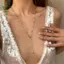 Mới! Necklace Pha Lê Zircon Sáng Bóng, Kiểu Boho, Quà Tặng Sang Trọng Cho Nữ