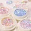 Làm Móng Tay Nhấp Nháy Opal Bột Phân Cực Dreamy Nhiều Màu Sắc Cổ Tích Siêu Mỏng Edelweiss Đám Mây Thổ Cẩm Bột Móng Tay Sequin Trang Trí