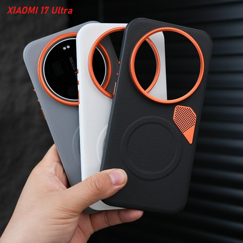 Ốp điện thoại tản nhiệt và thoáng khí Mimi cho XIAOMI 17 15 14 Ultra 17 Pro max 15S 15 14 Pro Vỏ bảo vệ từ tính mạnh Vỏ cản chống sốc linh hoạt