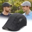 Mũ phong cách SAIA Beret, Vải thoáng khí Mũ lưới thoáng khí khô nhanh, Thiết kế tấm che nắng mát mẻ In chữ Mũ Newsboy Đi xe đạp