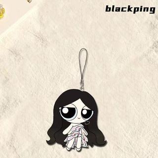 Powerpuff Girls BlackPin Fan Ngoại Vi Điện Thoại Di Động Dây Xích Lisa Park Chae-Young Học Sinh Schoolbag Ba