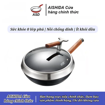 [ASD] chảo chống dính,chảo xào,nồi chống dính,chảo chiên,Chảo Phủ Chống Dính Không,Thích Hợp Cho Mọi Bếp
