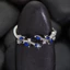 Nhẫn zircon màu tươi, thiết kế nhỏ nhắn Mori lá, có thể điều chỉnh