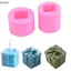 QIUWU DIY Nến Khuôn Xà Phòng Handmade Hộp Quà Giáng Sinh Khuôn Nến Khuôn Silicon.