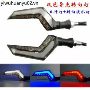 Xe Máy Sửa Đổi Tín Hiệu Đèn led Chạy Nước Xe Điện Bê Sửa Đổi Đèn Bật Marquee Aurora 3.0