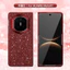 Dành Cho Huawei MateX7 Ốp Điện Thoại MateX6 / 5 Màn Hình Gấp Mạ Điện Nhấp Nháy Kim Cương Bao Gồm Tất Cả Chống Sốc Mờ Bảo Vệ