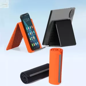 Đế điện thoại linh hoạt lõi nhôm đa năng, giá đỡ silicon chống trượt đa góc có thể điều chỉnh