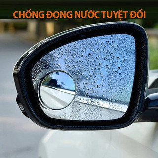 【Motex】Bộ 2 gương cầu lồi ô tô 360 độ cao cấp, gương chiếu hậu xe hơi , kính lồi gắn gương oto xóa điểm mù