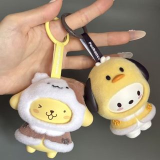 ZW [Chính hãng] MINISO Sanrio Áo choàng nhỏ thay đổi mặt dây chuyền đổ xô Dòng hộp bí ẩn Đồ chơi hợp thời trang Đồ chơi sưu tập