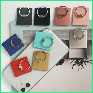 1 Chiếc Thời Trang Điện Thoại Di Động Nhẫn Giá Đỡ Vuông Đỏ Vàng Bạc Quà Tặng Cho Bạn Gái Nhẫn Điện Thoại Khóa