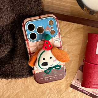 Ốp điện thoại chất liệu PU họa tiết mèo ba chiều cho iPhone 17 Pro max 16 Pro