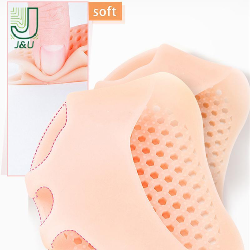 J & U Silicone Gót Chân Bảo Vệ Miếng Lót Chân Trước Plantar Fasciitis Nam Nữ Phòng Ngừa Đau Chân Mới