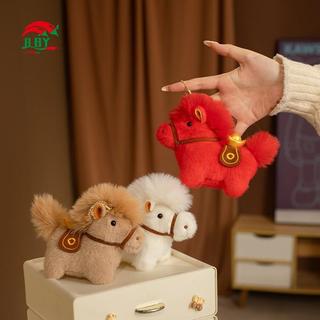 Móc khóa mặt dây chuyền hình búp bê ngựa dễ thương và sang trọng cho may mắn