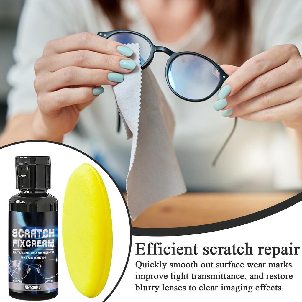 Giải pháp sửa chữa vết xước ống kính với kính mắt xốp Sửa chữa vết xước Hợp chất đánh bóng cho màn hình Điện thoại Đồng hồ Kính râm Camera mueadsyvn