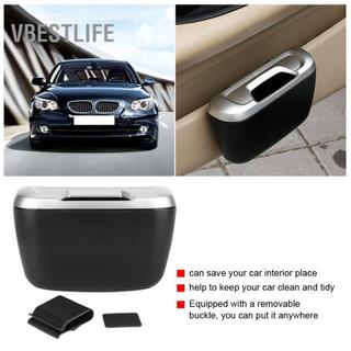 VBESTLIFE Hộp đựng rác ô tô Weiyirot Thùng rác tự động có khóa có thể tháo rời Loại nắp lật ô tô Chất liệu ABS chất lượng Di động Kích thước nhỏ gọn cho xe tải