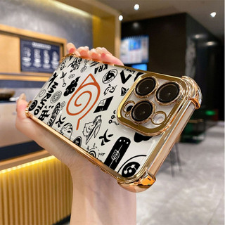 Ốp Lưng Cho Xiaomi Redmi 15 15C Note 14 Pro Plus 5G 10 11 12 13 Pro 10S 11S 4G 14C 12C 10C 13 12 Ốp Lưng Anime Naruto Akatsuki Cloud Thời Trang Silicon Chống Sốc Mềm Trong Suốt