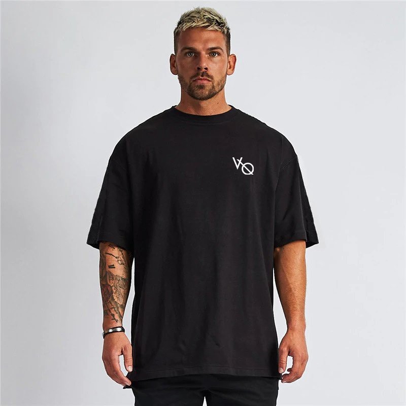 Áo thun nam nữ 100% cotton thoải mái cho phòng tập gym